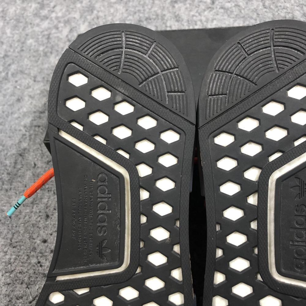 Adidas Pharrell x NMD Hu Animal Print Pulse Amber Shoes Mens 8.5 Sneakers - Picture 15 of 16
